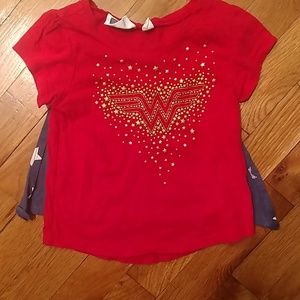 Wonder woman shirt and cape